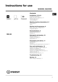 WIA 82 (EX) 60 HZ INDESIT