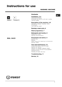 INDESIT SIXL 149 D (EU) - Washing machine