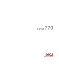 Notice SECA 770 Balance