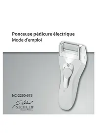 Notice Sichler NC2230675 Suppression de callosités