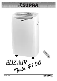 Notice SUPRA BLIZAIR TWIN 4100 Climatisation