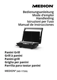Notice MEDION MD 17326 Plaque de grill