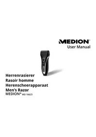 Notice MEDION MD 16623 Rasoir