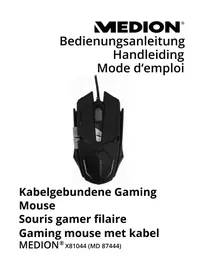 Notice MEDION X81044 (MD 87444) Souris