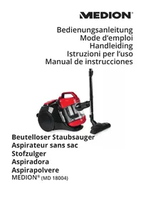 Notice MEDION MD 18004 Aspirateur