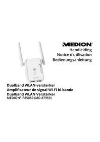 Notice MEDION LIFE P85059 (MD 87959) Wifi répéteur