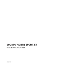 Ambit3 Sport 2.4 SUUNTO