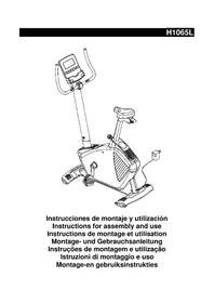 Notice BH FITNESS H1065L Cyclette