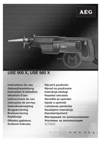 Notice AEG USE 900 X Scie sauteuse