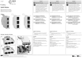 Notice Metz Connect OPDAT REGPLUS Boîtier électrique
