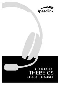 Notice Speedlink THEBE SL8743BK Casque