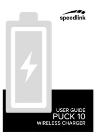 Notice Speedlink PUCK 10 SL690403BK Chargeur téléphone portable