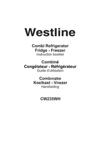 Notice WESTLINE CW235WH Vriezer