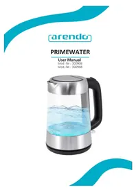 Notice Arendo PRIMEWATER 300908 Kettle