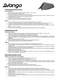 Notice Vango NYX 300 Tente