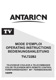 Notice Antarion TVLT22B2 TV
