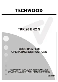 TECHWOOD TKR26B62N - Téléviseur