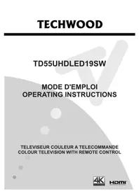 TECHWOOD TD55UHDLED19SW - Téléviseur