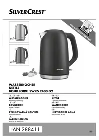 Notice SILVERCREST SWK 3000 EDS B2 Varná konvice