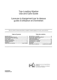 Notice Roper RTW4516F Washing machine