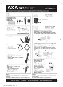 Notice AXA TOUCAN 120 Serrure