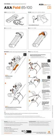 Notice AXA FOLD 85 Serrure