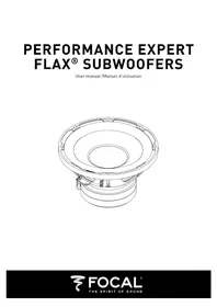 Notice FOCAL SUBP20F Caisson de basses
