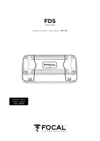 Notice FOCAL FDS 4.350 Recepteur