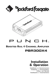 Notice Rockford Fosgate POWER TMS65 Altavoz del coche