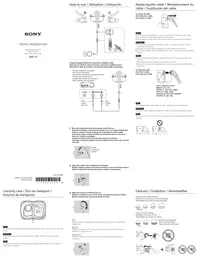 Notice SONY XBAZ5 Casque audio