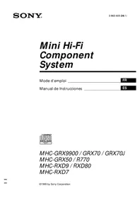 SONY MHCRXD80 - Embarazada