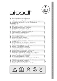 Notice BISSELL CROSSWAVE CORDLESS MAX Porszívó
