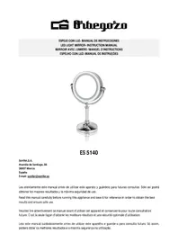 Notice Orbegozo ES 5140 Miroir lumineux