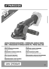 Notice PARKSIDE PWSA 20LI B2 Broyeur