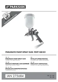 Notice PARKSIDE PDFP 500 B2 Pistolet à peinture