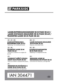 Notice PARKSIDE PLEM 20 A2 Télécommande