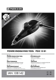 Notice PARKSIDE PGG 15 B1 Outils de modélisation et de gravure