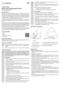Notice Renkforce RF439 Souris