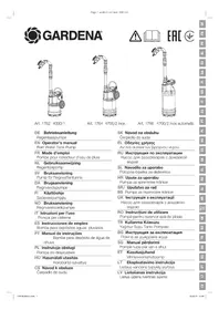 Notice GARDENA 40001 Vízszivattyú