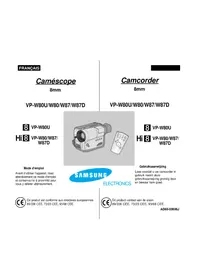 Notice SAMSUNG VPW80 Caméscope