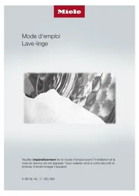 Notice MIELE WWG 760 WPS Lave-linge