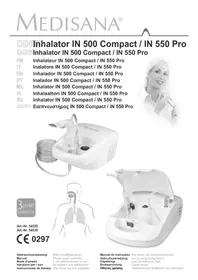 Notice MEDISANA IN 500 COMPACT Gezichtssauna