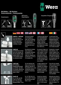 Notice Wera BITCHECK 12 Outil à main
