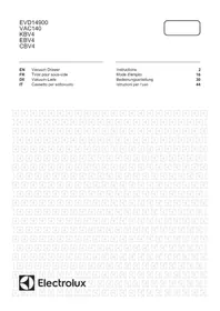 Notice ELECTROLUX KBV4X Appareils à emballage sous vide