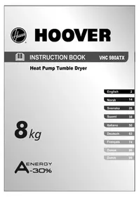 Notice HOOVER VHC 980ATX84 Wasmachine