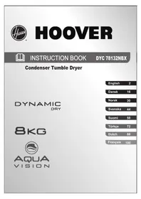 Notice HOOVER DYC 78132NBXS Wasmachine