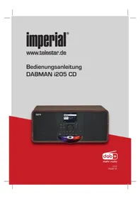 Notice Imperial DABMAN I205 CD Radio
