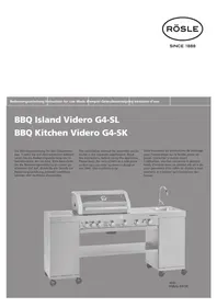 Notice Rösle BBQ KITCHEN VIDERO G4SK Barbecue