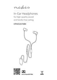 Notice NEDIS HPWD2070BK Kopfhörer