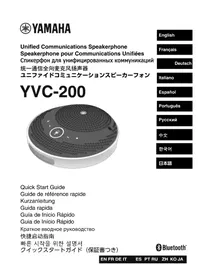 Notice YAMAHA YVC200 Téléphone